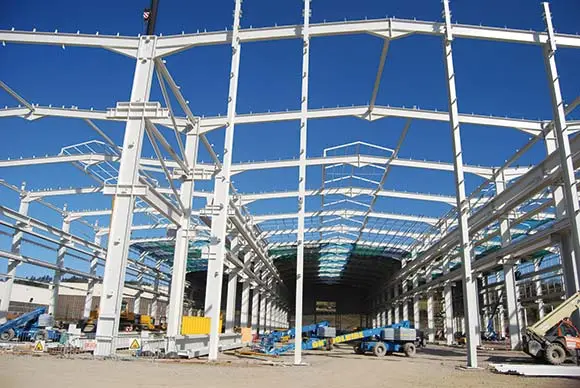 pintura industrial em estrutura metálica